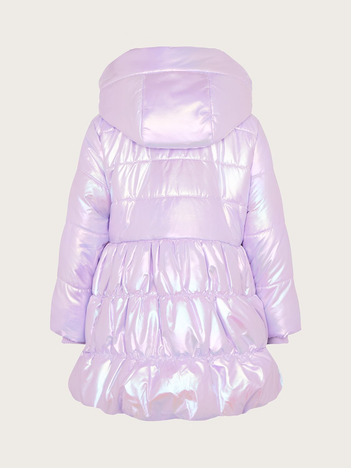 Metallic sale bubble coat