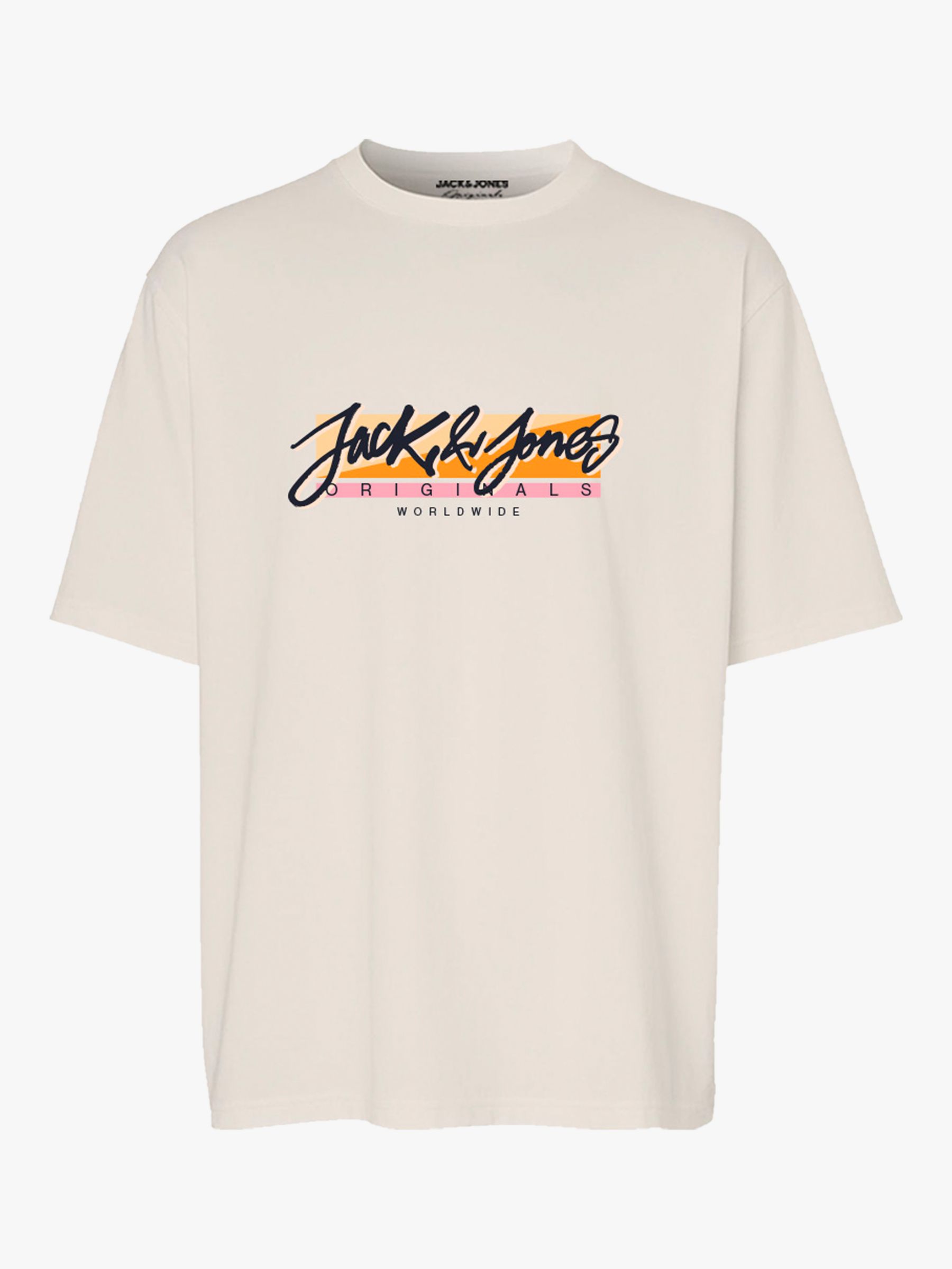 Jack & Jones Kids' Fastrunner 1 Logo T-Shirt, Buttercream, 12 years