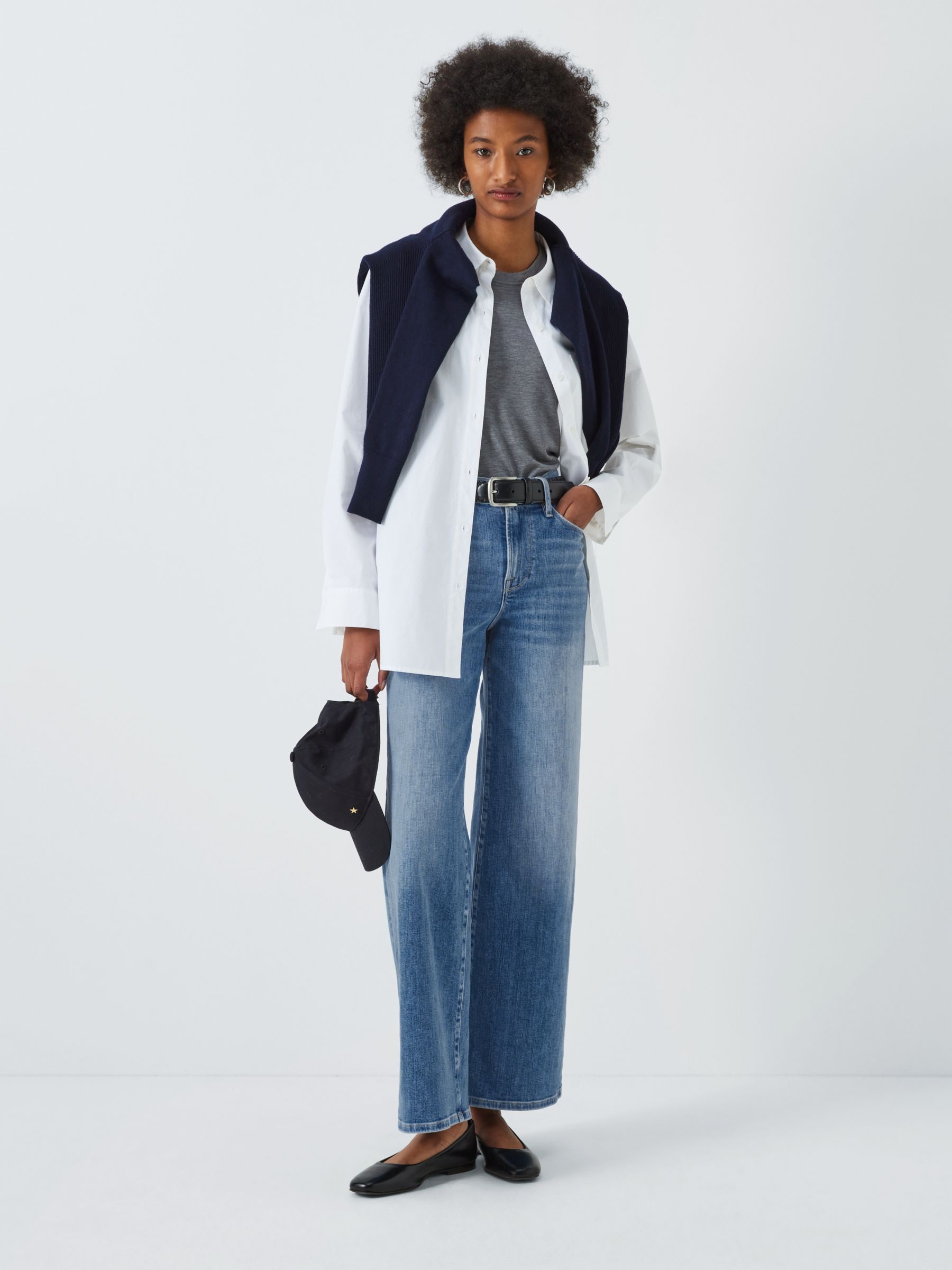 FRAME Le Slim Palazzo mid-rise wide-leg jeans