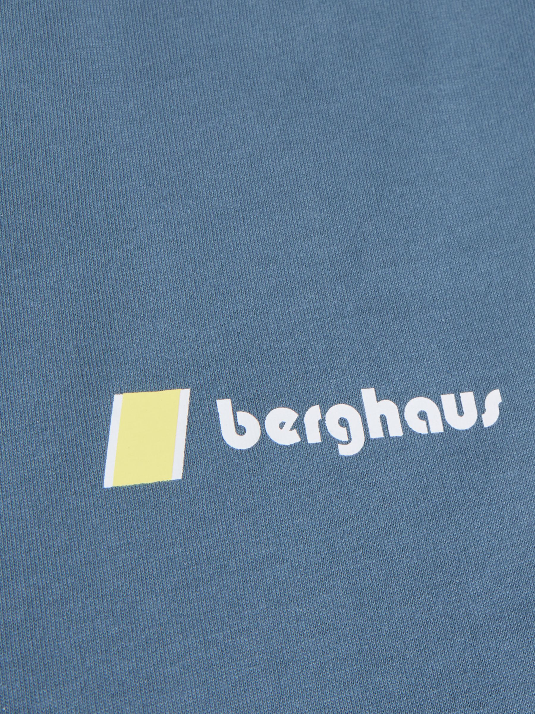 Berghaus Climb Organic Cotton Short Sleeve T-Shirt, Airway Grey, L