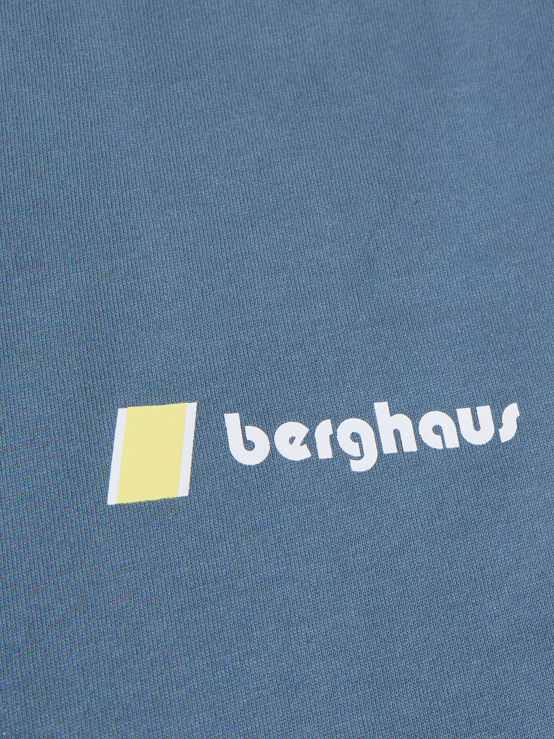 Buy Berghaus Climb Organic Cotton Short Sleeve T-Shirt, Airway Grey Online at johnlewis.com