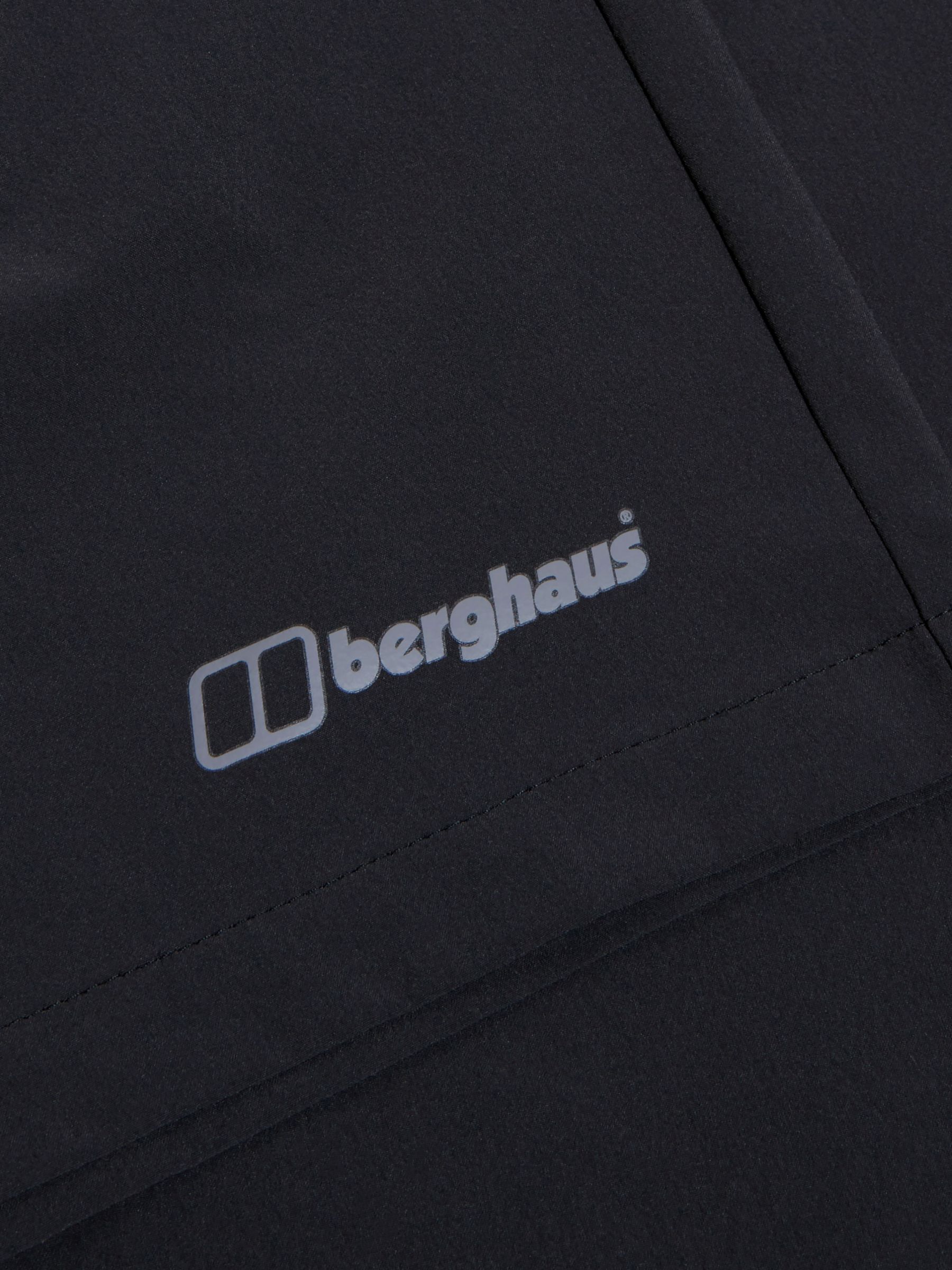 Berghaus Wandermoor Wind Shorts, Jet Black/Grey, XL