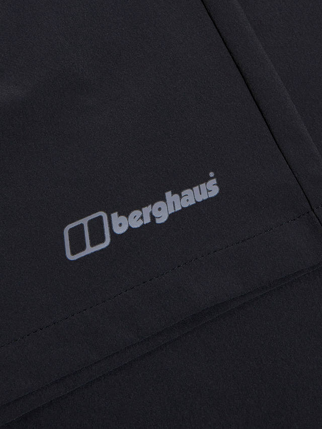 Berghaus Wandermoor Wind Shorts, Jet Black/Grey
