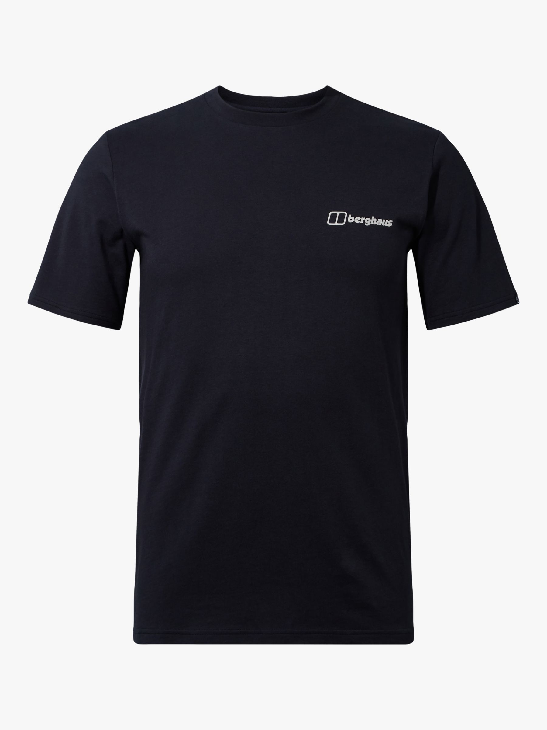 Berghaus Organic Cotton Short Sleeve T-Shirt, Black, XL