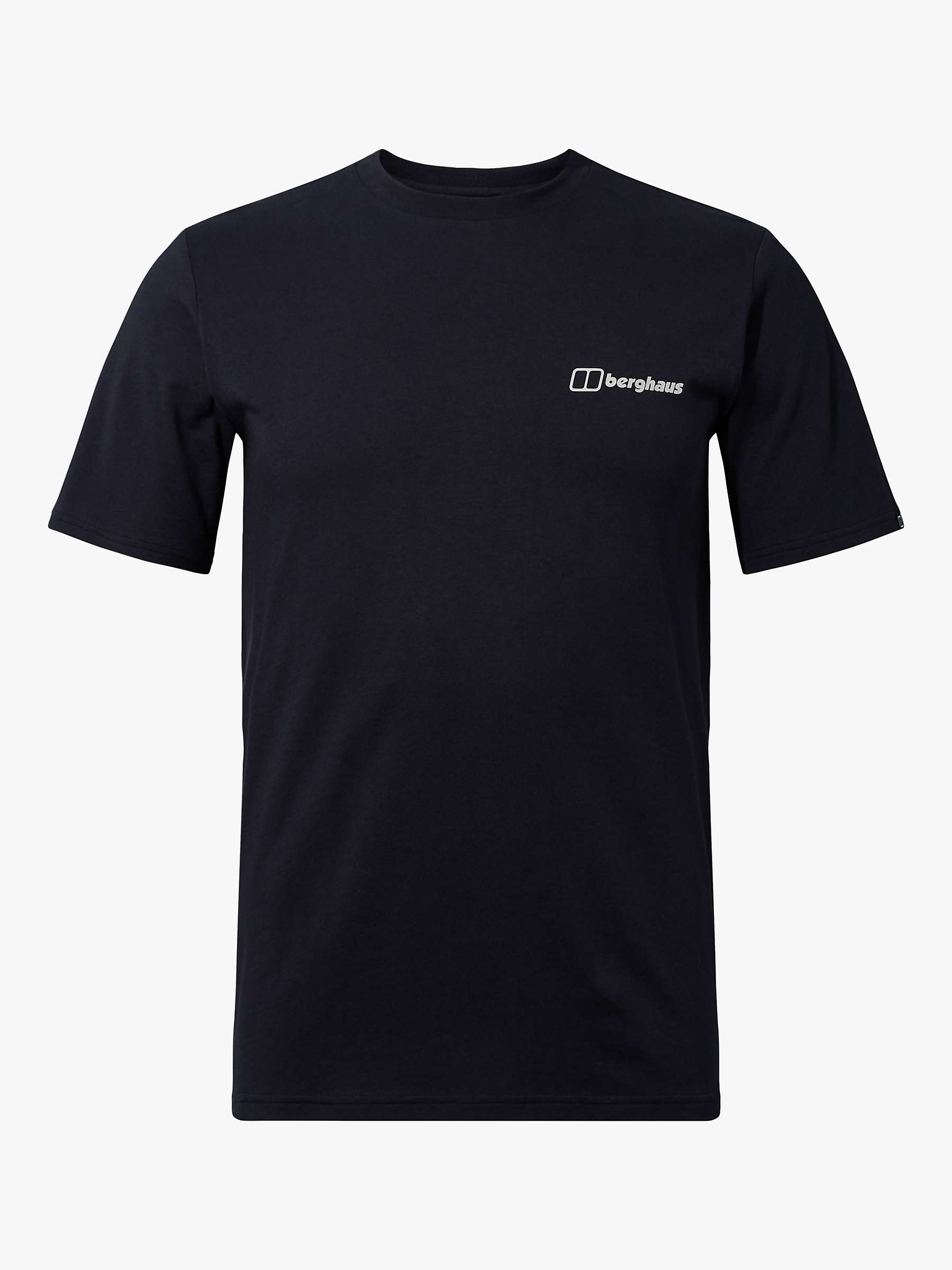 Buy Berghaus Organic Cotton Short Sleeve T-Shirt, Black Online at johnlewis.com