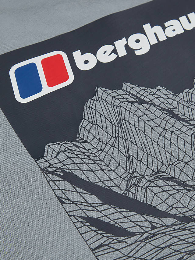 Berghaus Organic Cotton Short Sleeve Graphic T-Shirt, Monument, Monument