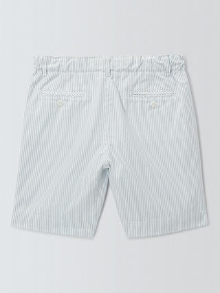 John Lewis Heirloom Collection Kids' Ticking Stripe Shorts, Blue/White