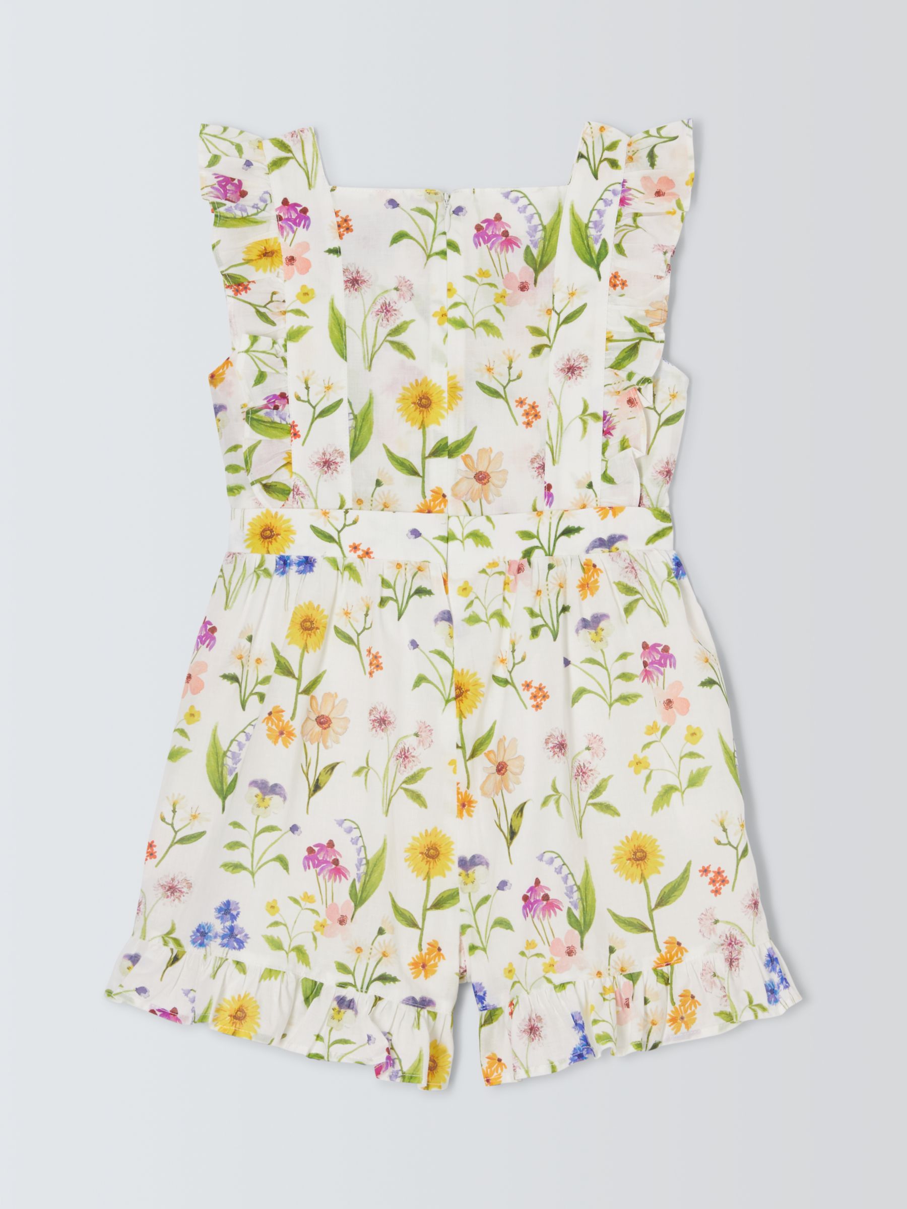 Buy John Lewis Heirloom Collection Kids' Floral Playsuit, Multi Online at johnlewis.com