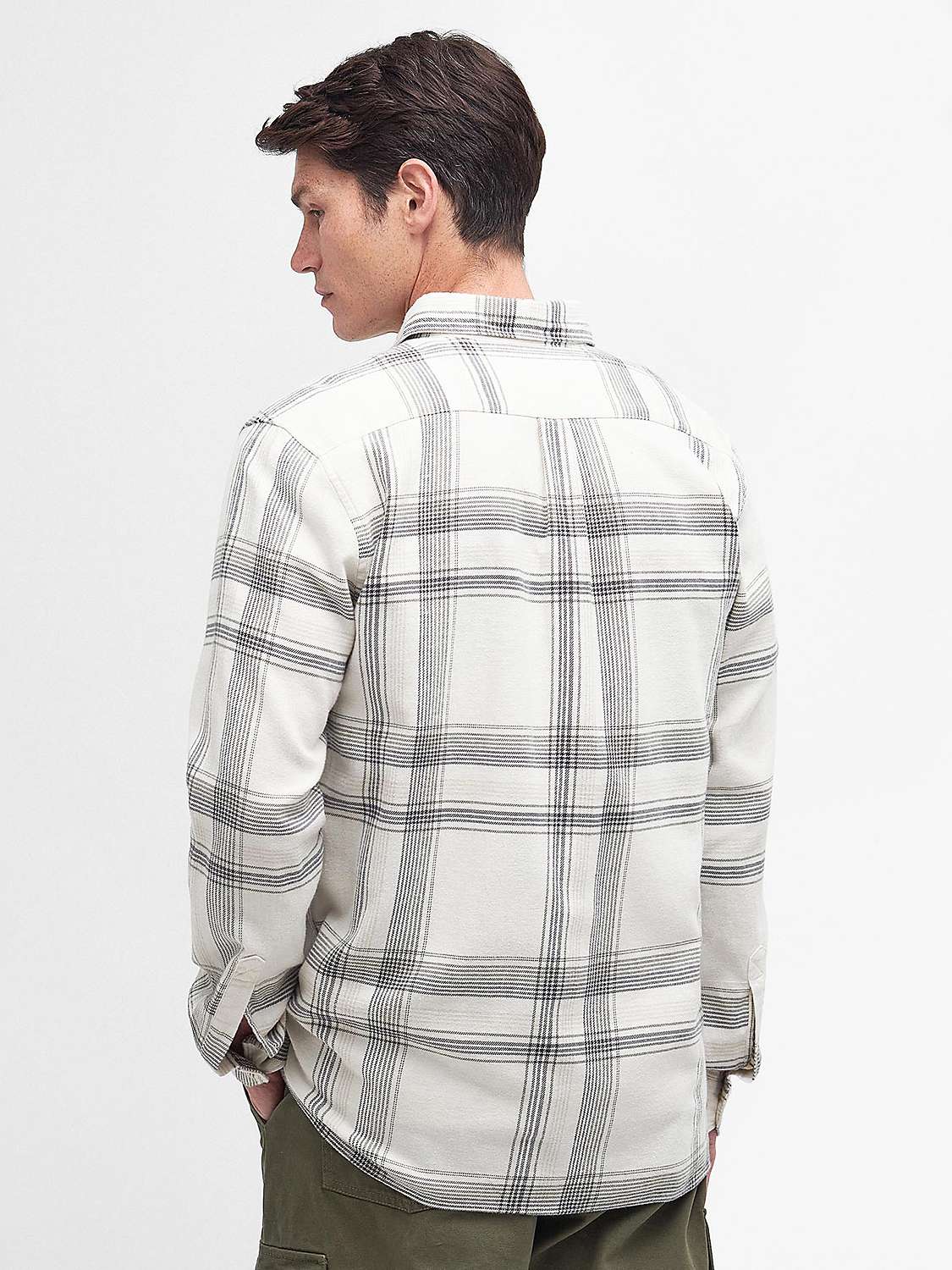 Buy Barbour Newhaven Tailored Shirt, Ecru/Multi Online at johnlewis.com