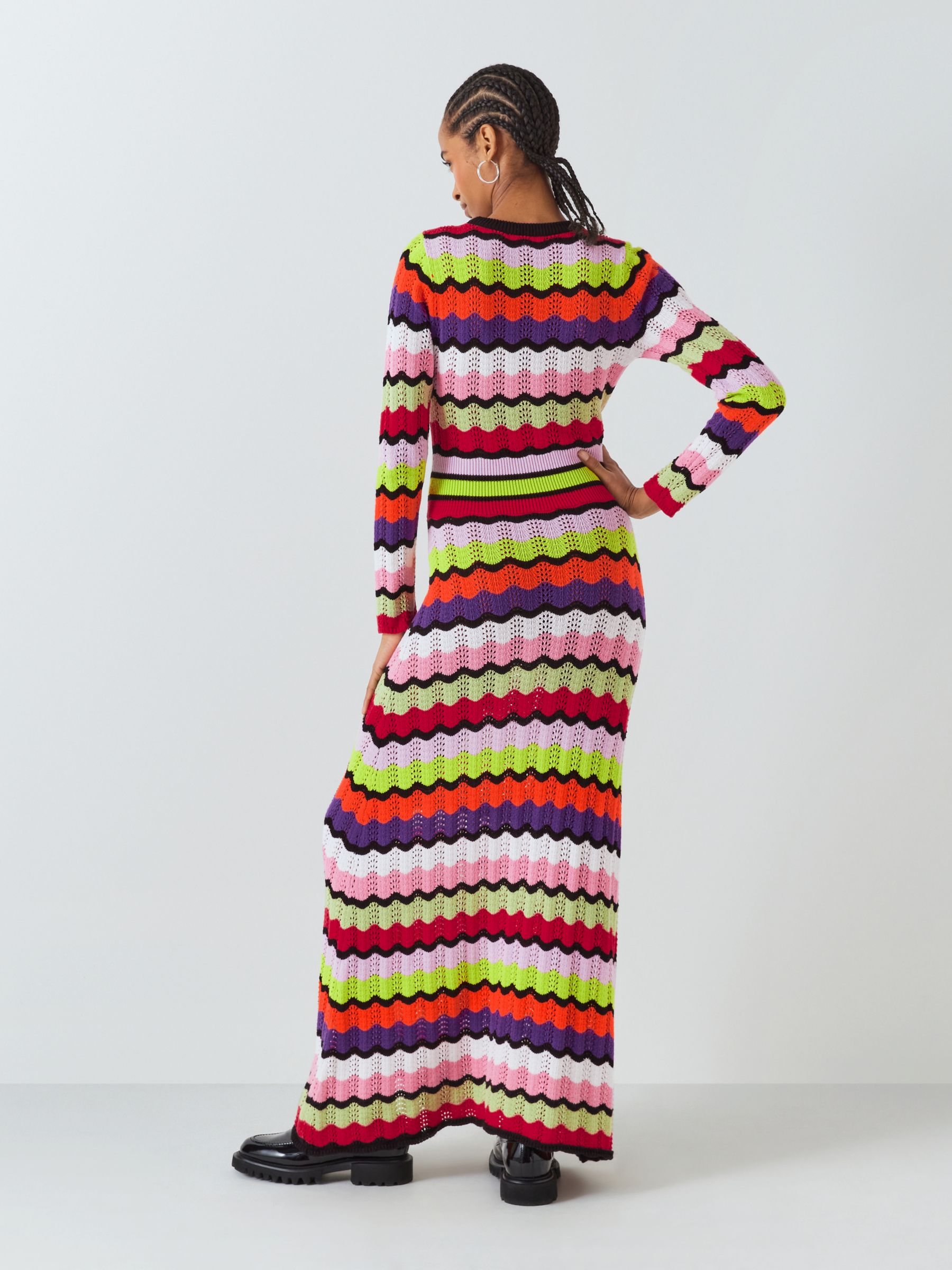 Olivia Rubin Vivica Wiggle Stripe Dress, Multi, L