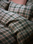 Piglet in Bed Plaid Linen Flat Sheets