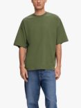 SELECTED HOMME Timeless Short Sleeve T-Shirt, Green, Green