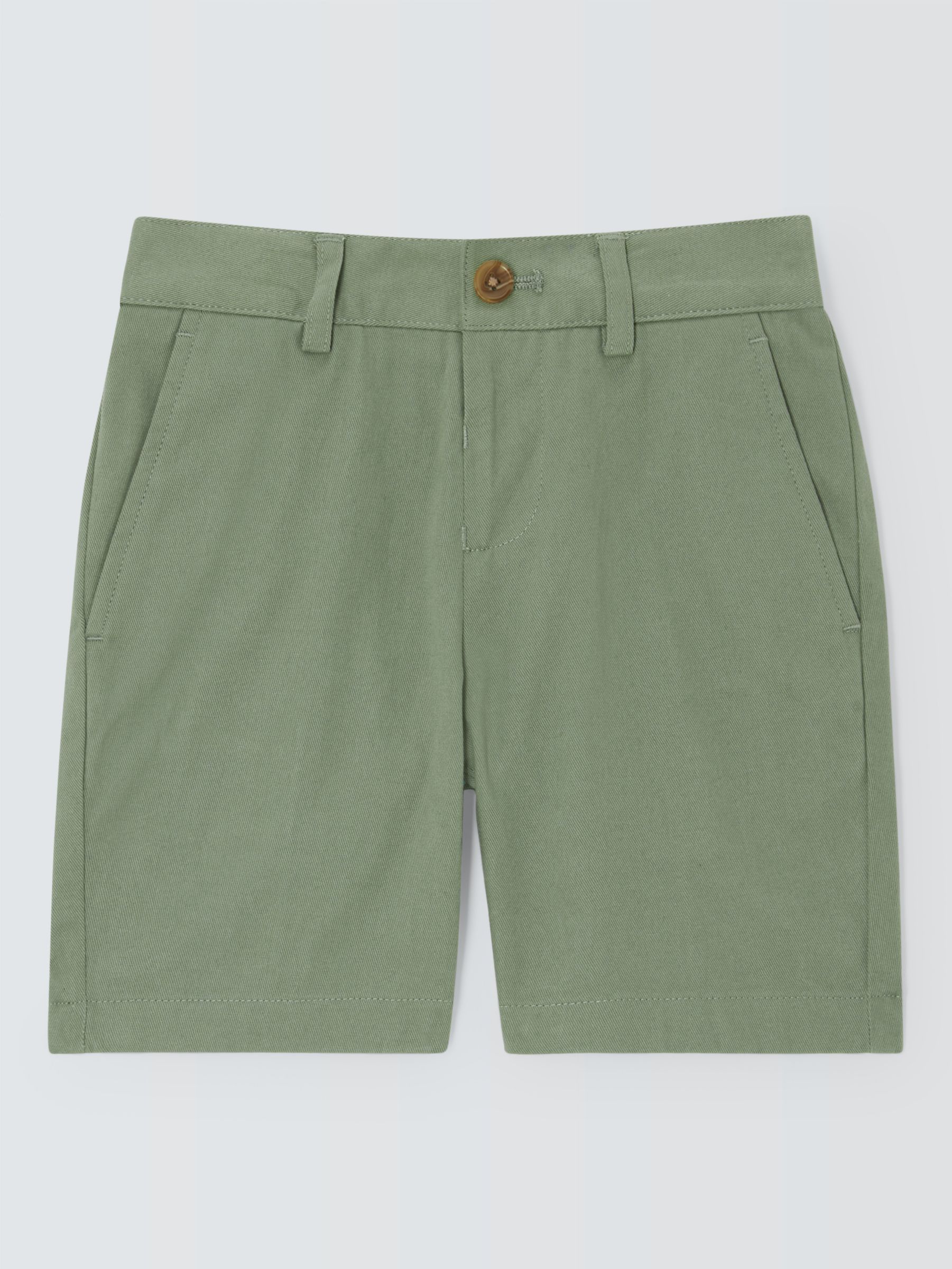John Lewis Heirloom Collection Kids' Chino Shorts, Green, 13 years
