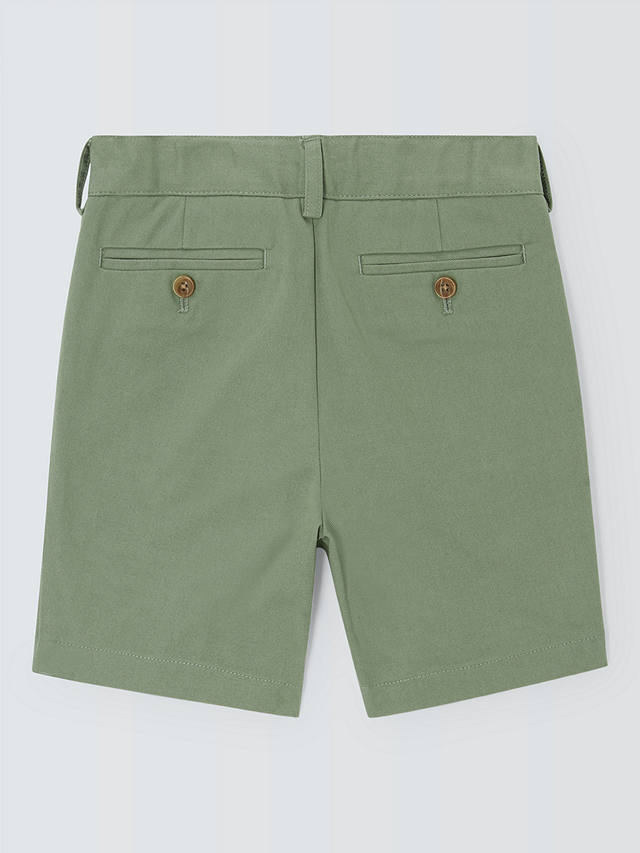 John Lewis Heirloom Collection Kids' Chino Shorts, Green