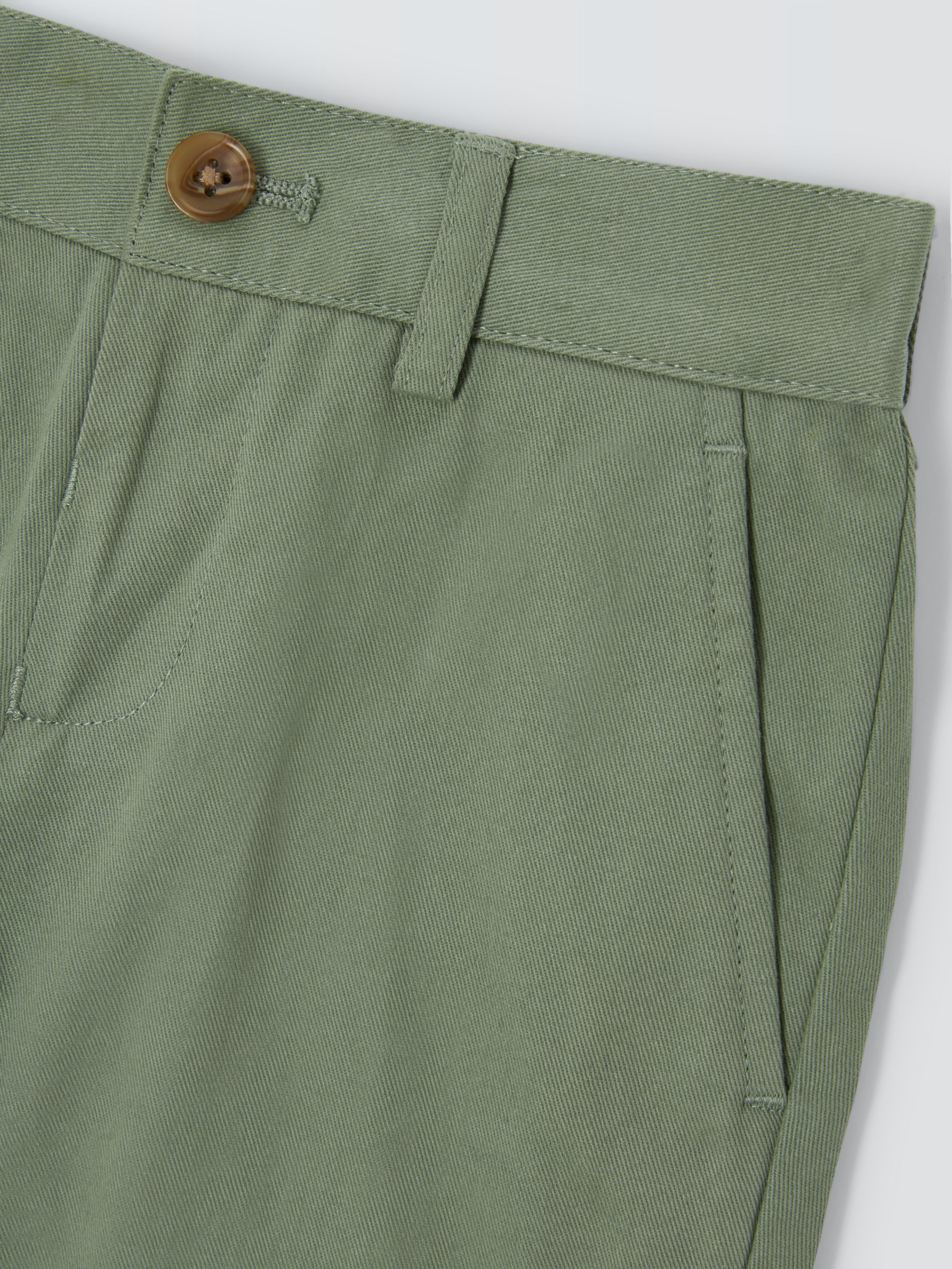John Lewis Heirloom Collection Kids' Chino Shorts, Green, 13 years