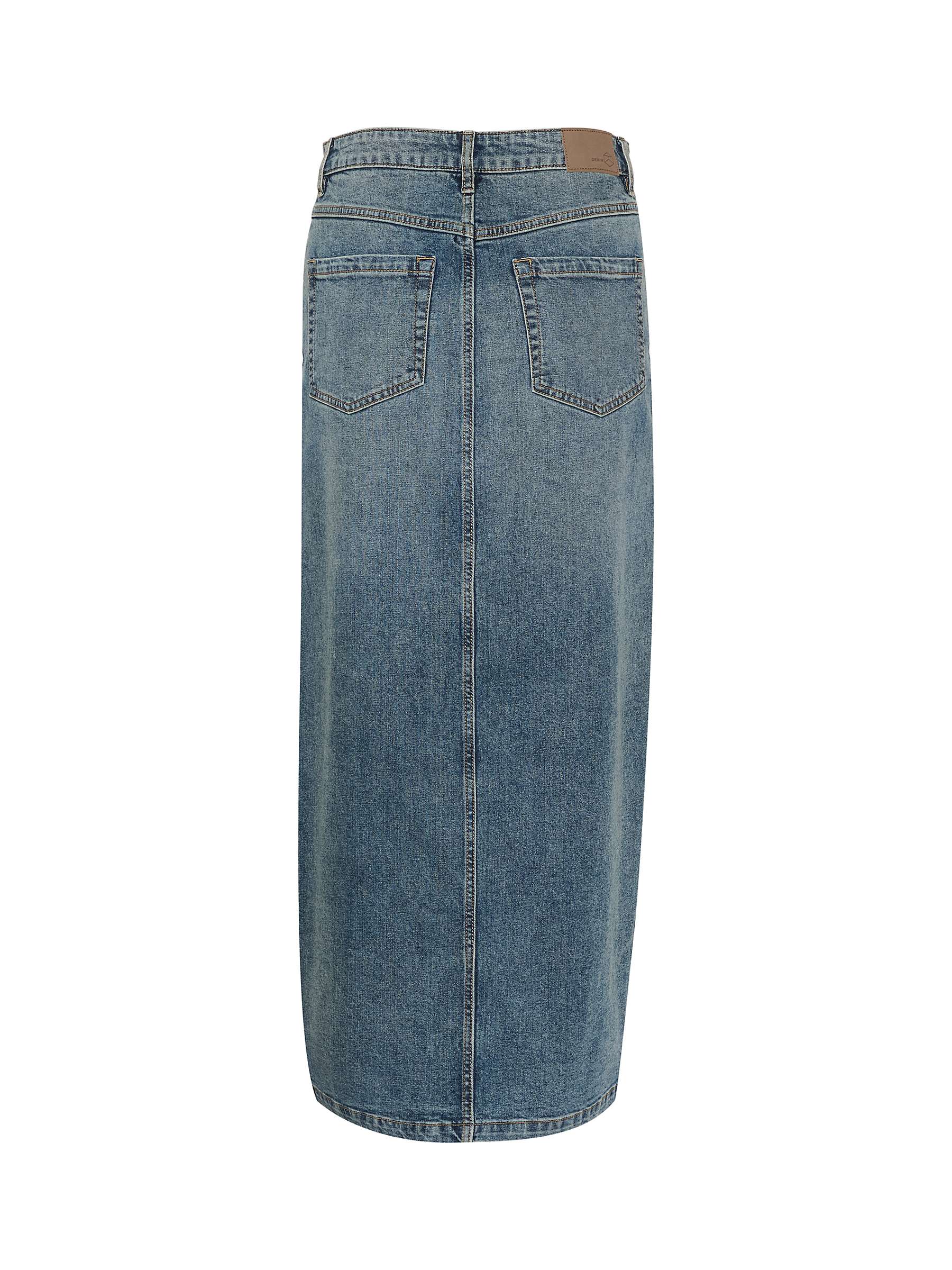 Buy KAFFE Dana Denim Maxi Skirt, Blue Online at johnlewis.com