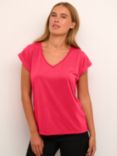 KAFFE Lise V-Neck T-Shirt