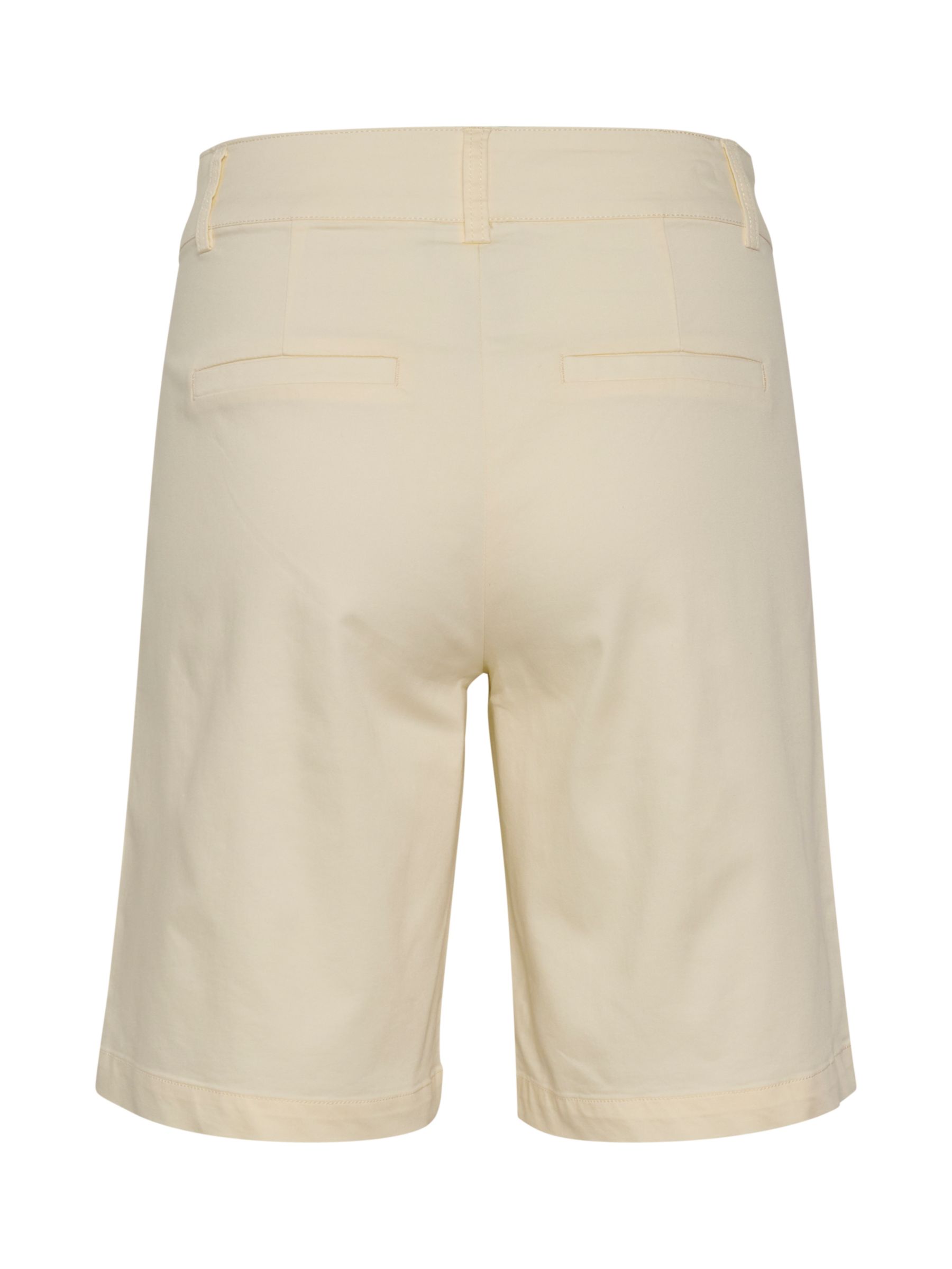 KAFFE Lea High Waist City Shorts, Antique White at John Lewis & Partners
