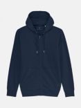 British Boxers Zip Up Lounge Hoodie, Navy