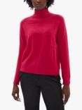 James Lakeland Cross Diamond Wool Blend Jumper, Magenta