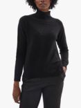 James Lakeland Cross Diamond Wool Blend Jumper, Black