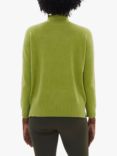 James Lakeland Cross Diamond Wool Blend Jumper, Olive