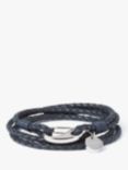 Simon Carter Men's Padstow Leather Wrap Bracelet