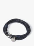 Simon Carter Men's Padstow Leather Wrap Bracelet