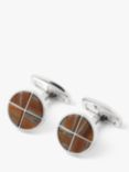 Simon Carter Quadrant Cufflinks, Tiger Iron