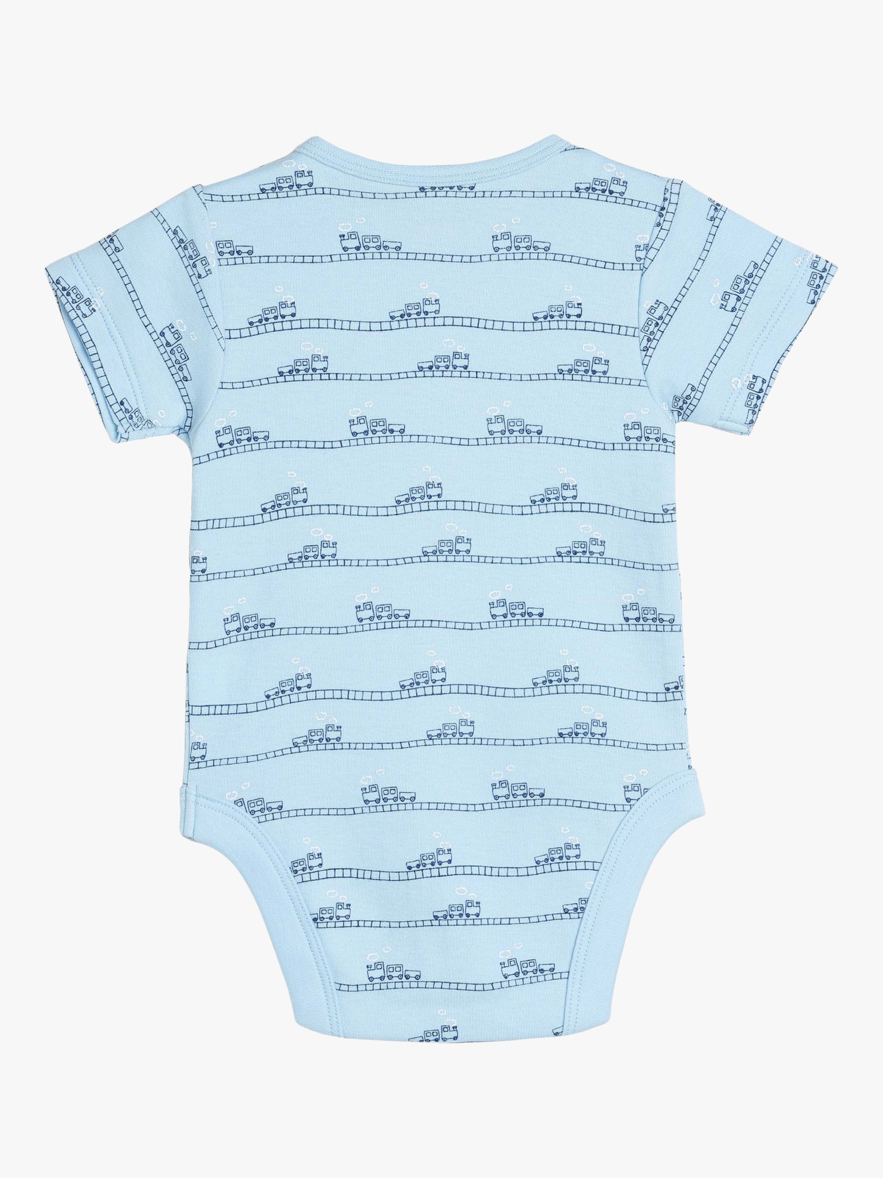 Mini Cuddles Baby Planes, Trains & Automobile Graphic Bodysuits, Pack ...