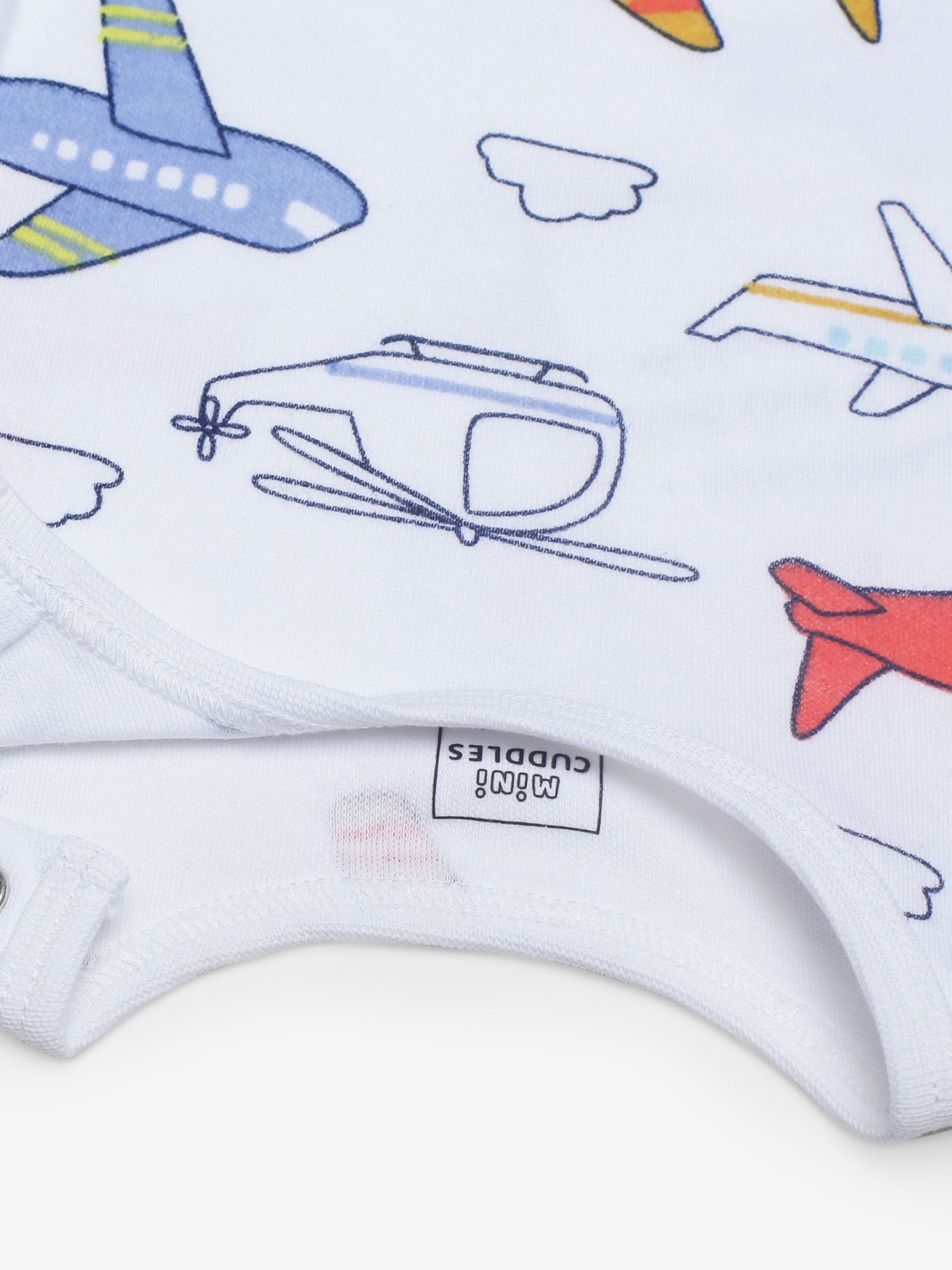 Mini Cuddles Baby Planes, Trains & Automobile Graphic Bodysuits, Pack of 3, Multi, 6-9 months
