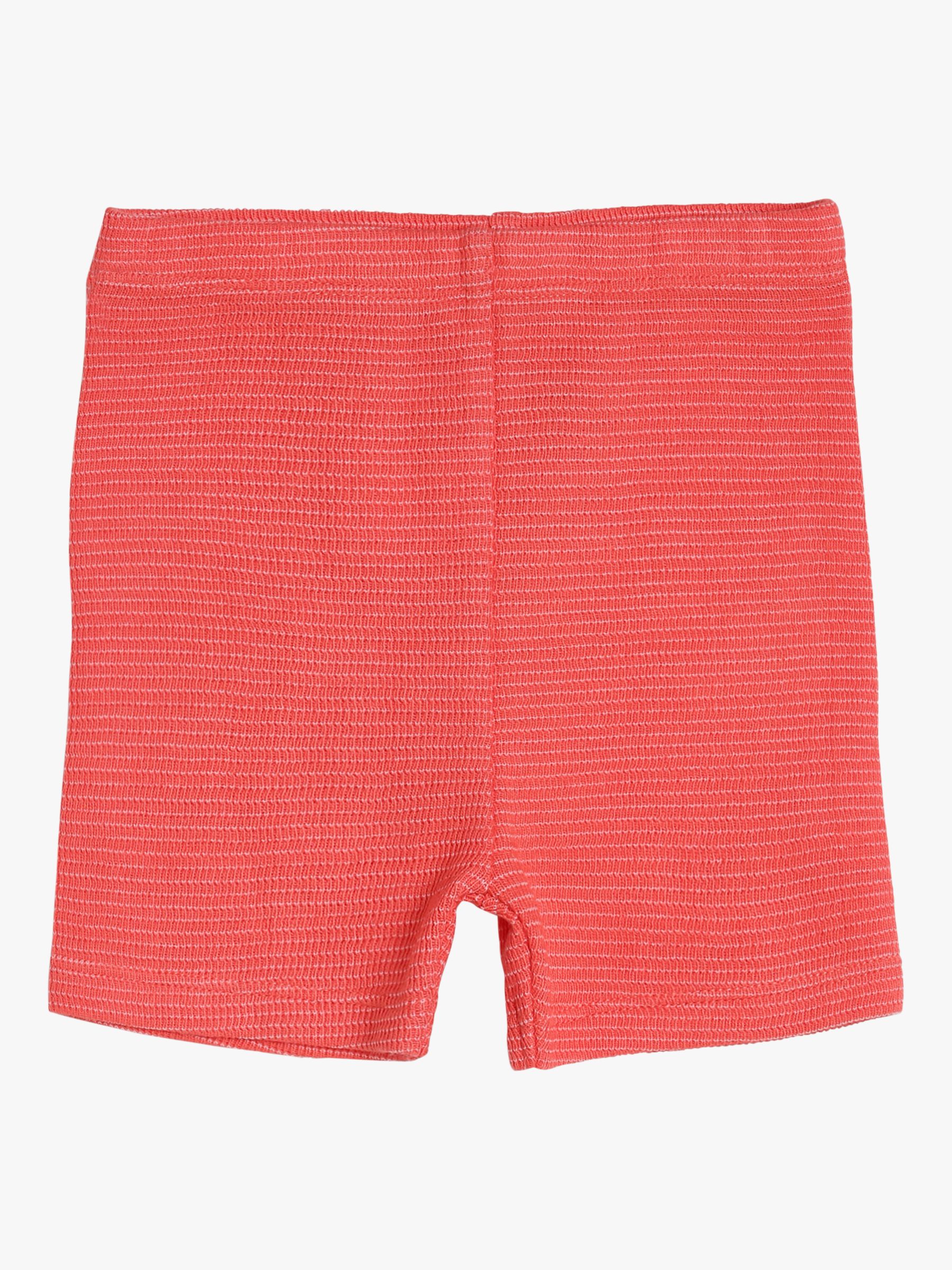 Buy Mini Cuddles Baby Coastal Graphic & Plain Jacquard Textured Shorts, Pack of 3, Multi Online at johnlewis.com