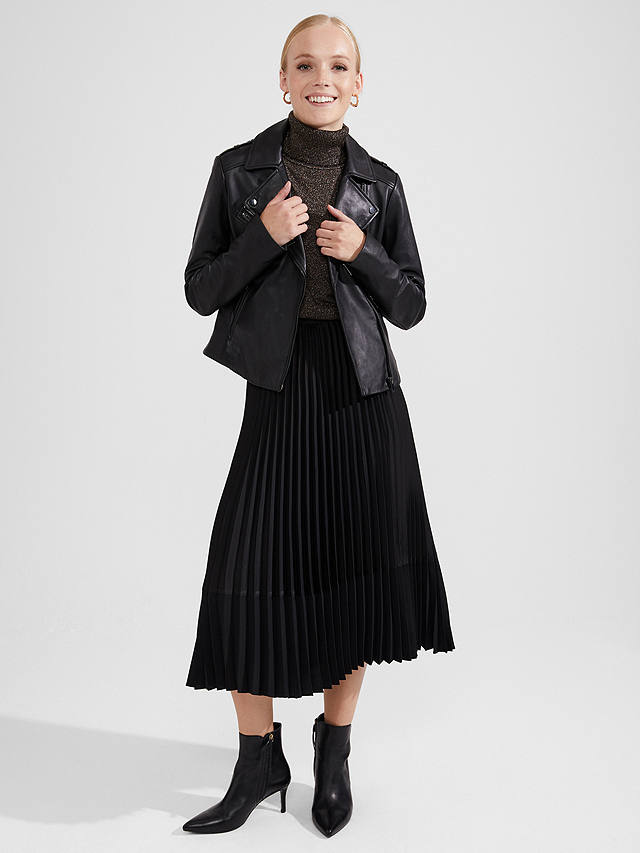 Hobbs Thandie Midi Skirt, Black