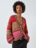 Velvet by Graham & Spencer Eddie Stripe Alpaca Blend Cardigan, Multi