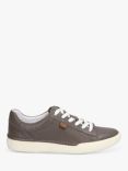 Josef Seibel Claire 01 Low Top Leather Trainers, Grey