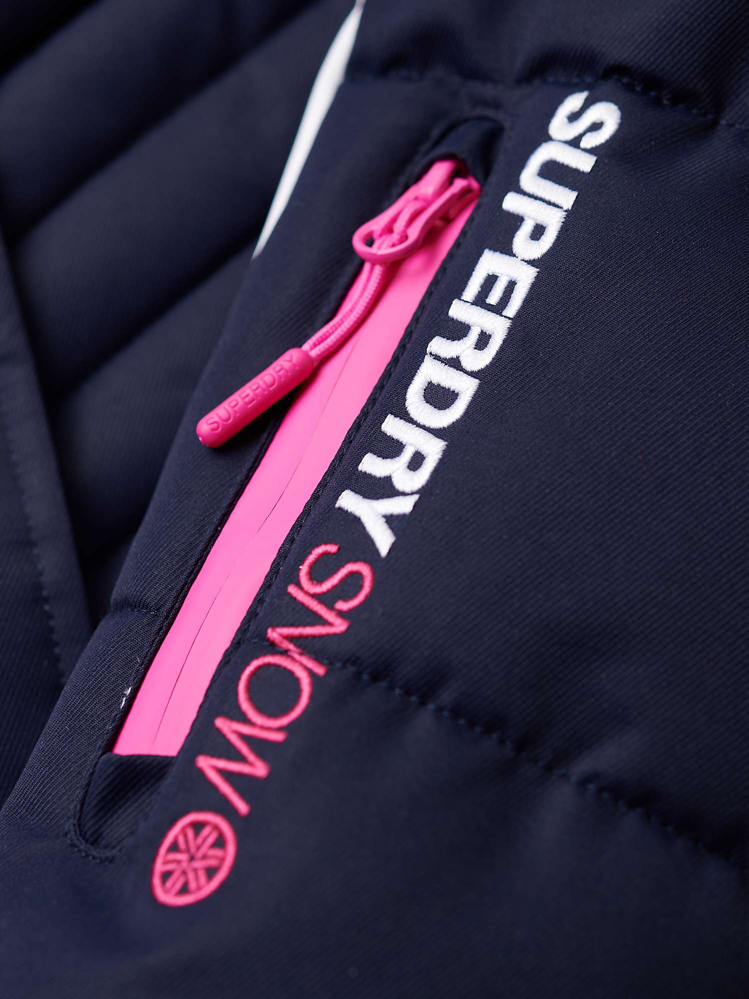 Buy Superdry Ski Luxe Women's Puffer Jacket, Rich Navy Online at johnlewis.com