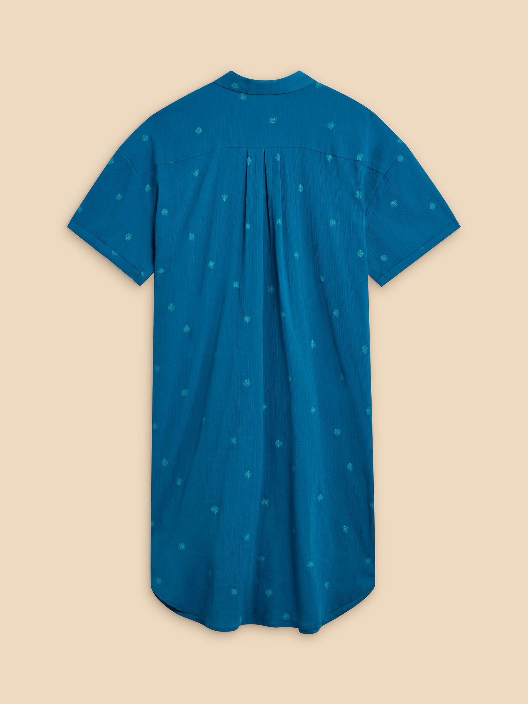 Buy White Stuff Tasha Beach Dress, Mid Teal Online at johnlewis.com