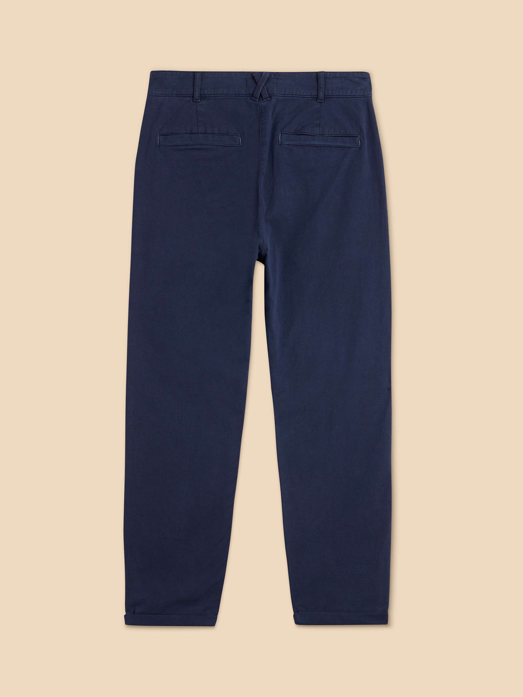 Buy White Stuff Linen Blend Twister Chino Trousers Online at johnlewis.com