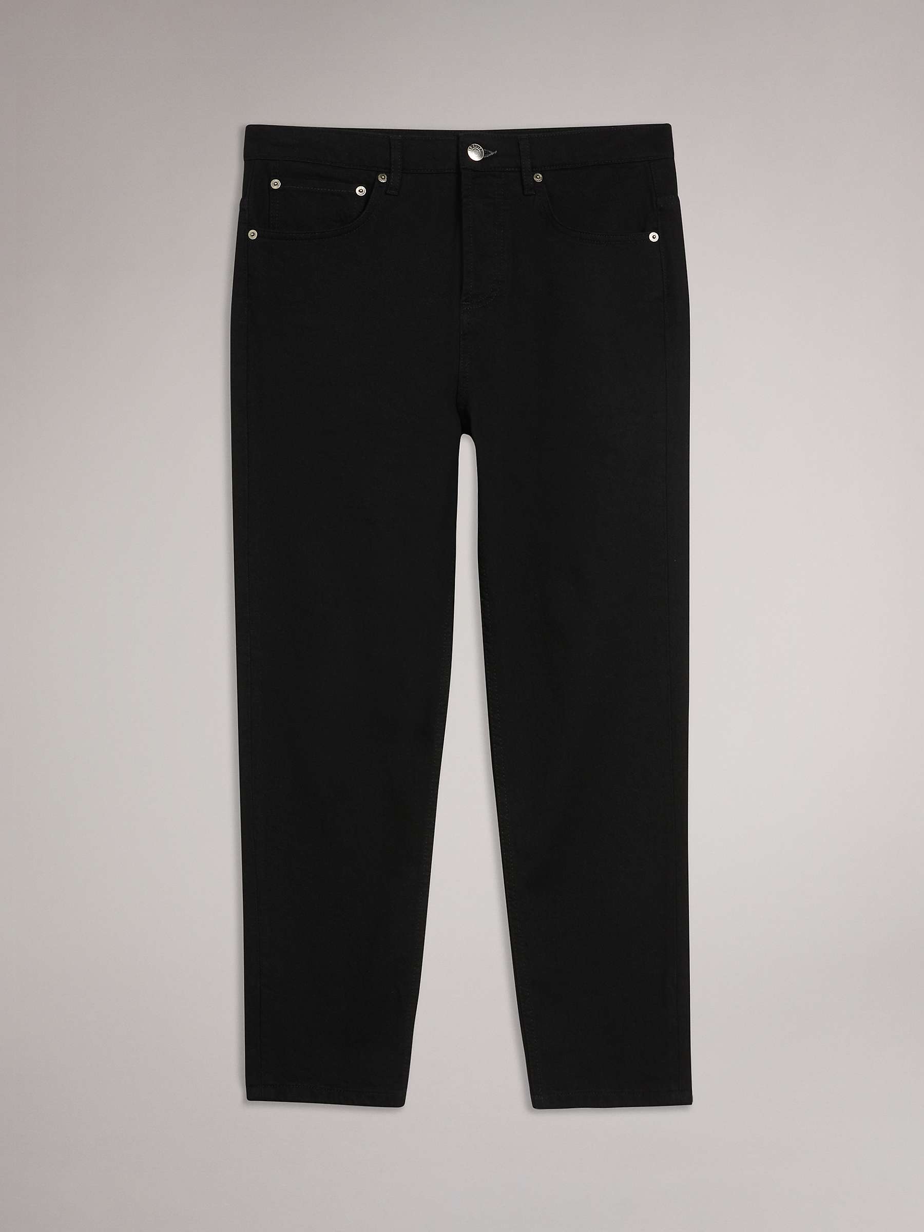 Buy Ted Baker Dyllon Tapered Fit Stretch Jeans, Black Online at johnlewis.com