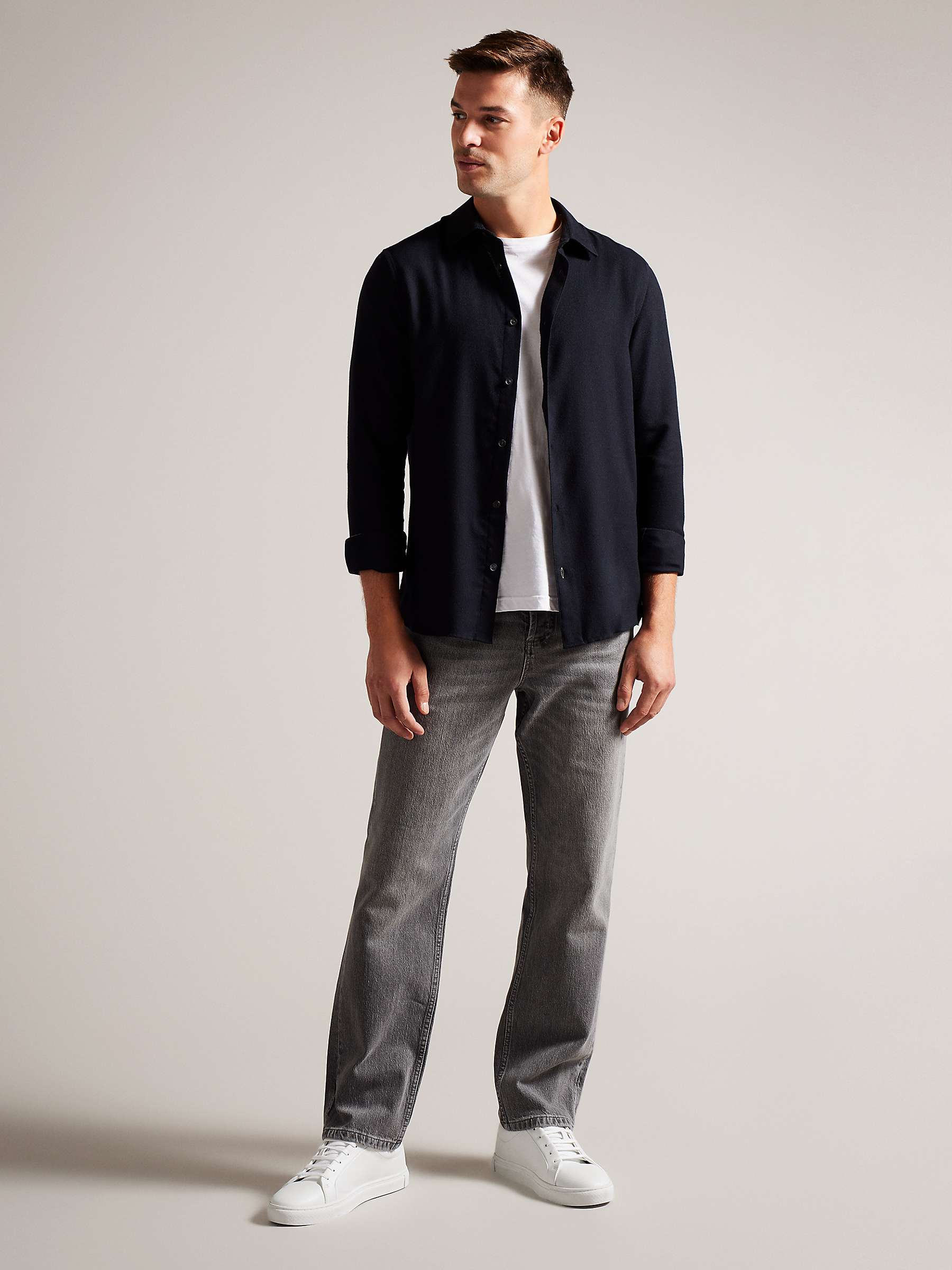 Buy Ted Baker Joeyy Straight Fit Stretch Jeans Online at johnlewis.com