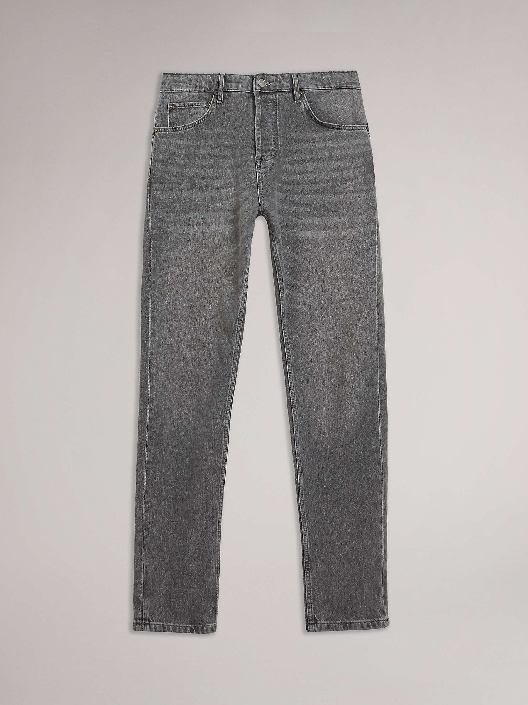 Buy Ted Baker Elvvis Slim Fit Stretch Jeans, Grey Online at johnlewis.com