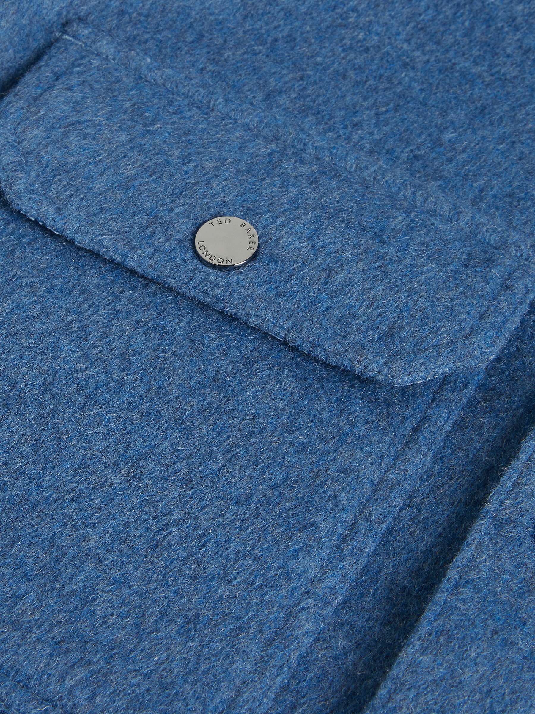 Buy Ted Baker Aderbry Long Sleeve Wool Blend Over Shirt Online at johnlewis.com