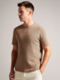 Ted Baker Tywinn Cotton T-Shirt, Brown Camel