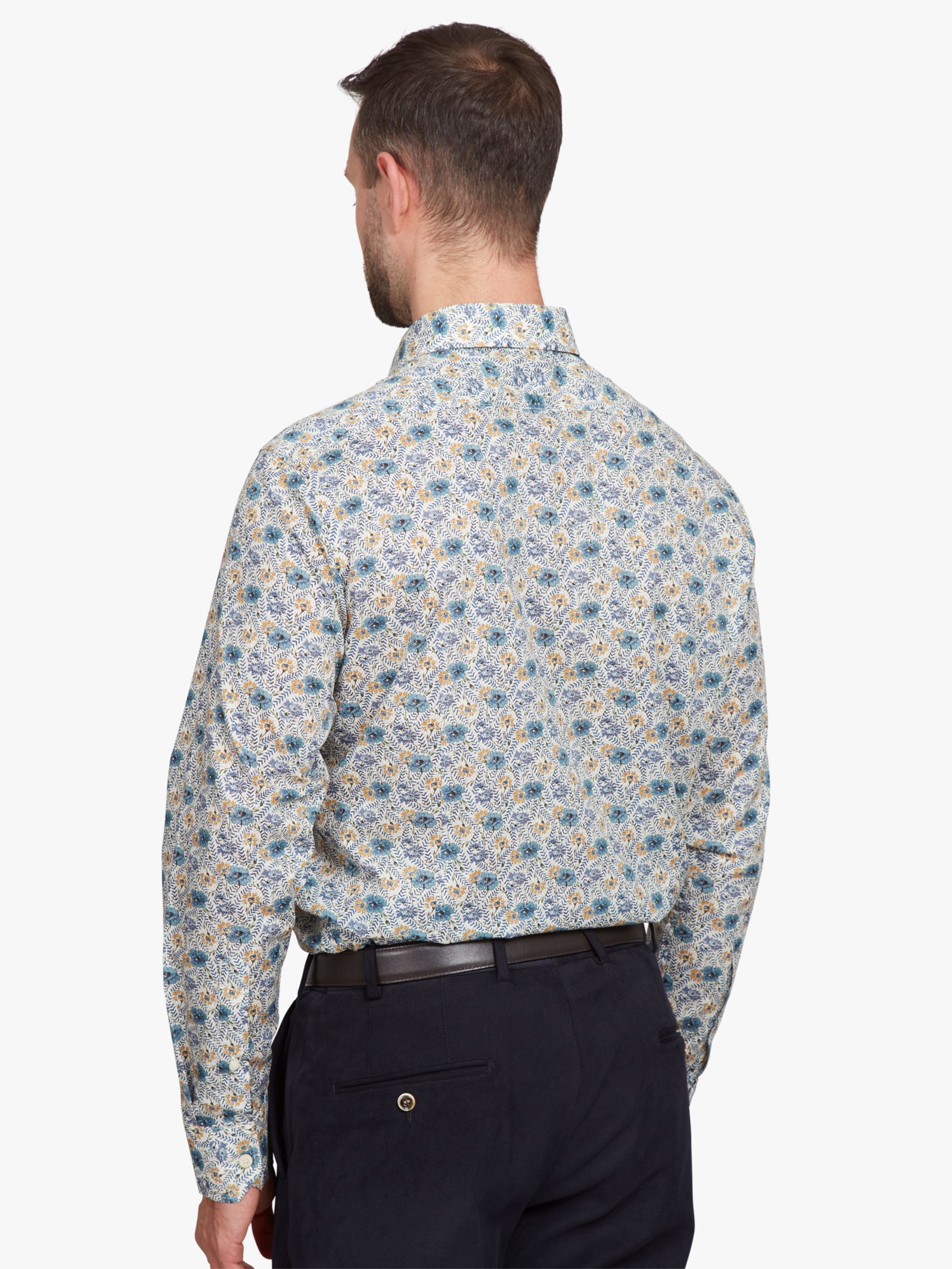 Buy Simon Carter Demeter Shirt, Blue/Multi Online at johnlewis.com