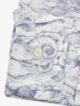 Simon Carter Sea Spirit Long Sleeve Shirt, White/Blue