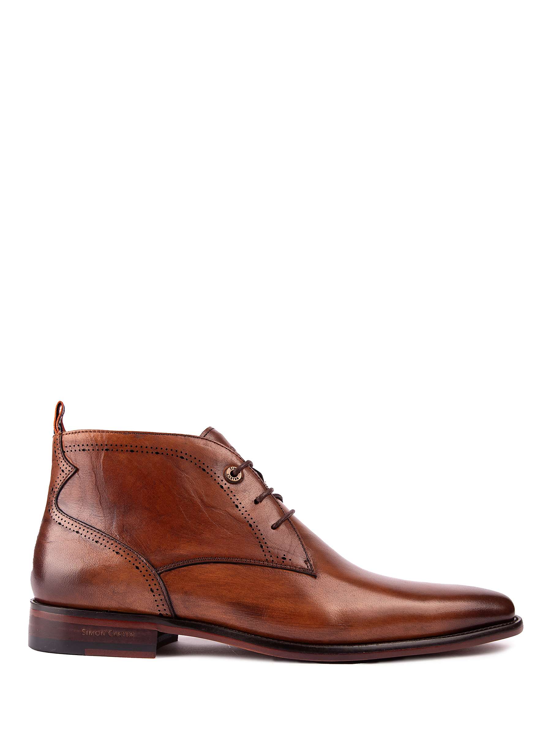 Buy Simon Carter Hop Leather Chukka Boots Online at johnlewis.com