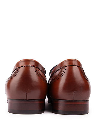 Simon Carter Pike Leather Loafers, Tan
