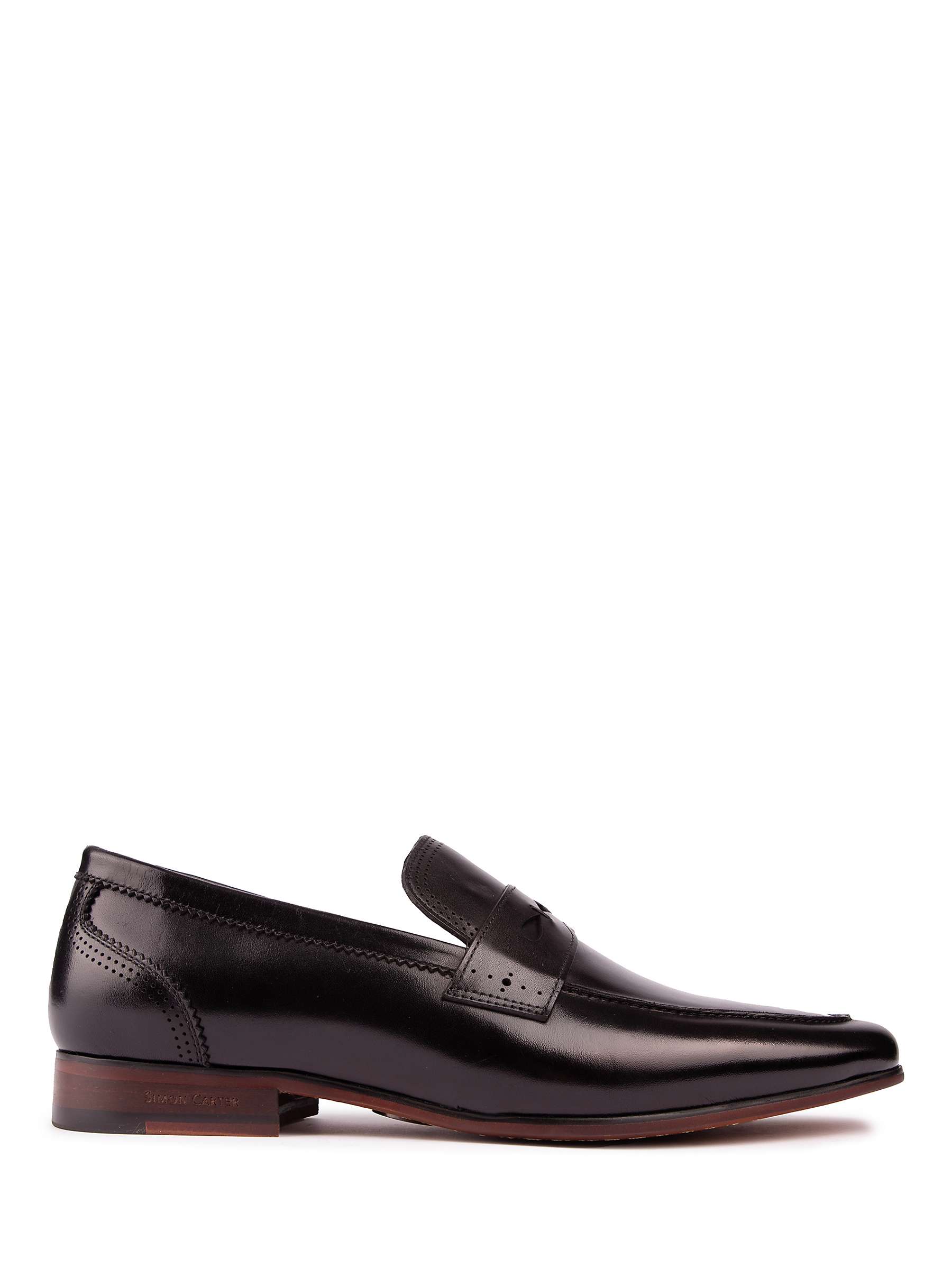 Buy Simon Carter Pike Leather Loafers Online at johnlewis.com