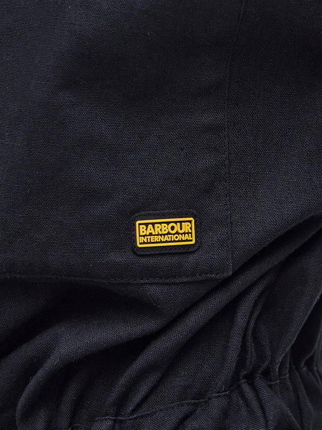 Barbour International Rosell Linen Blend Playsuit, Black