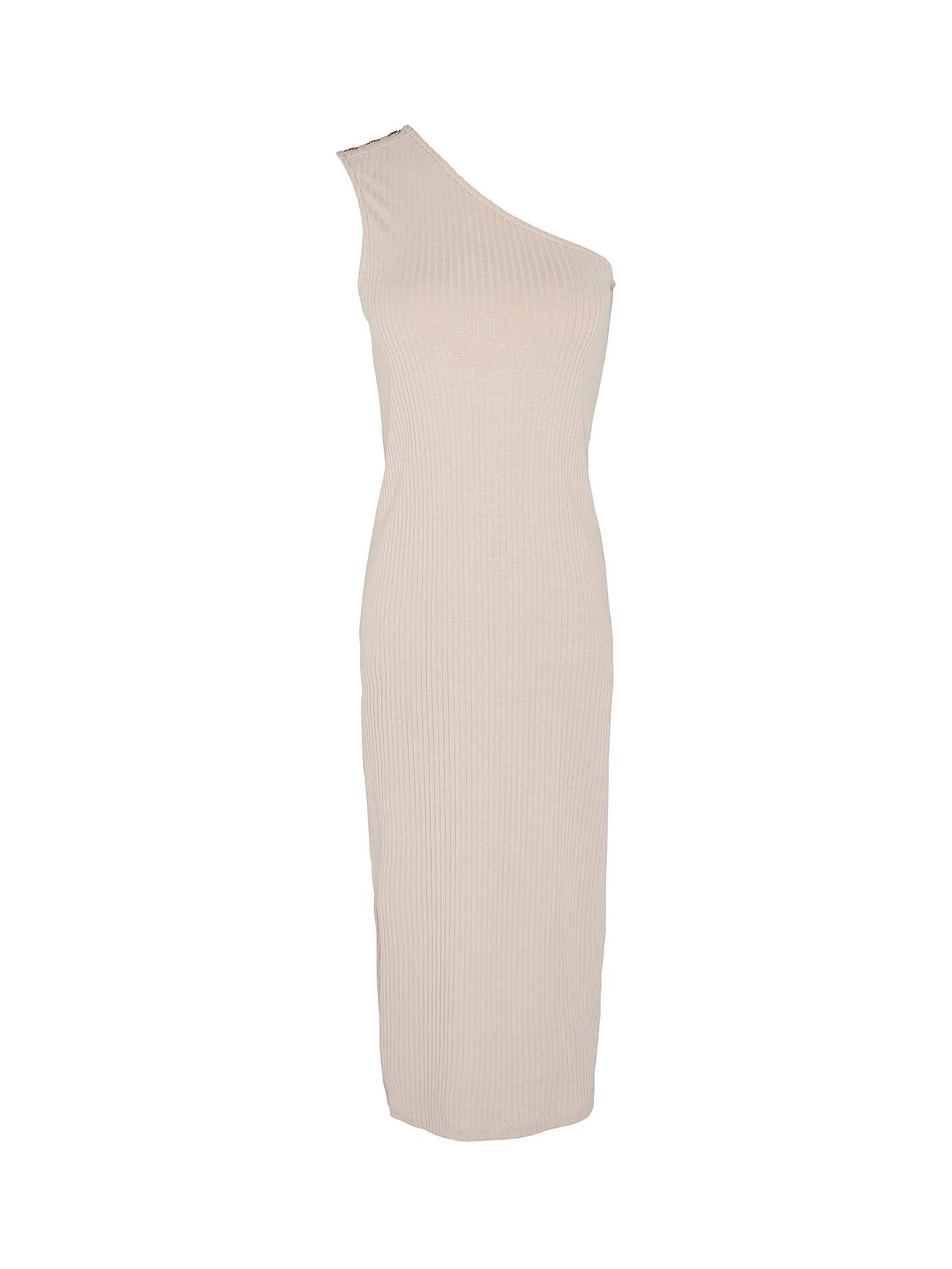 Buy Barbour International Parisse Ribbed Jersey Dress, Oat Online at johnlewis.com